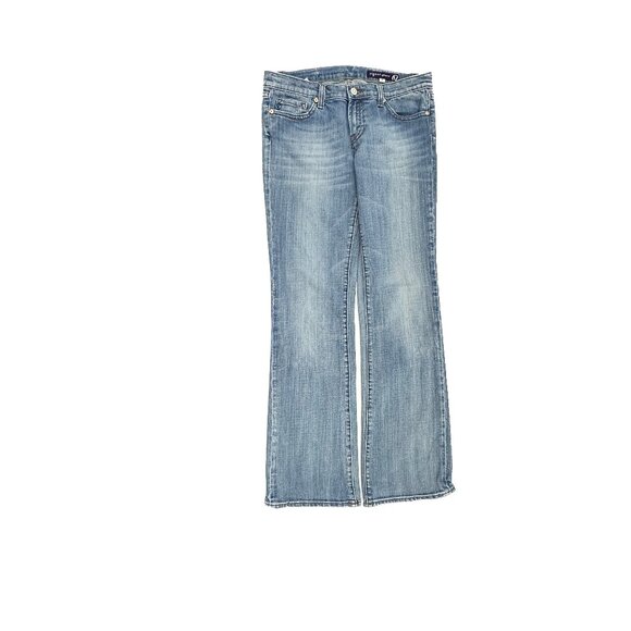 Vigoss Bootcut Women's size 9 Medium Wash Blue Denim Jeans - Picture 1 of 5